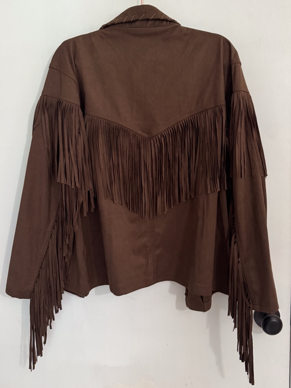 12th Tribe Brown Devon Fringe Jacket size Medium NWT Western Country - Picture 4 of 7